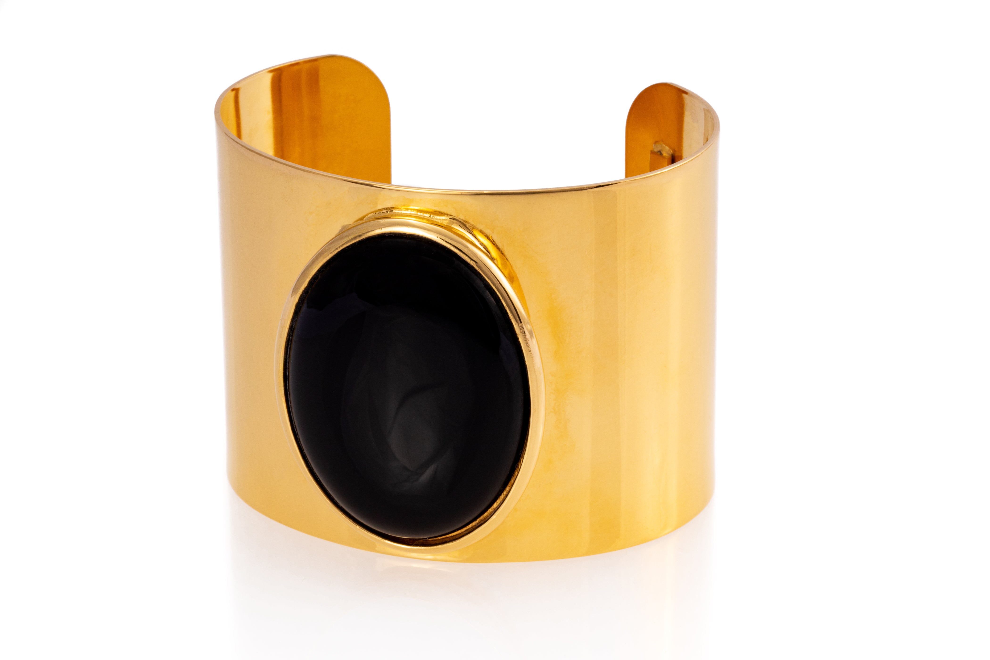 Cuff Love ,Statement Cuff, Black Onyx Stone Jewelry ,Housewife cuff Jewelry ,