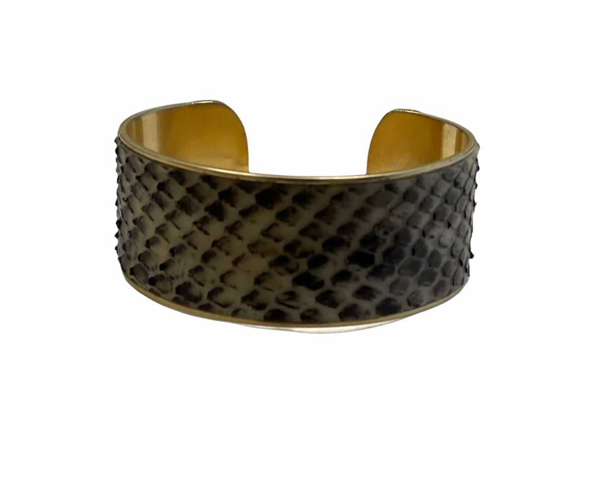Cuff Love, Housewife Cuff , OC Housewife Jewelry , Statement Cuff , Python Cuff ,