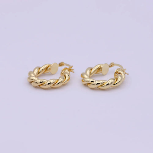 Twisted Hoops Earrings