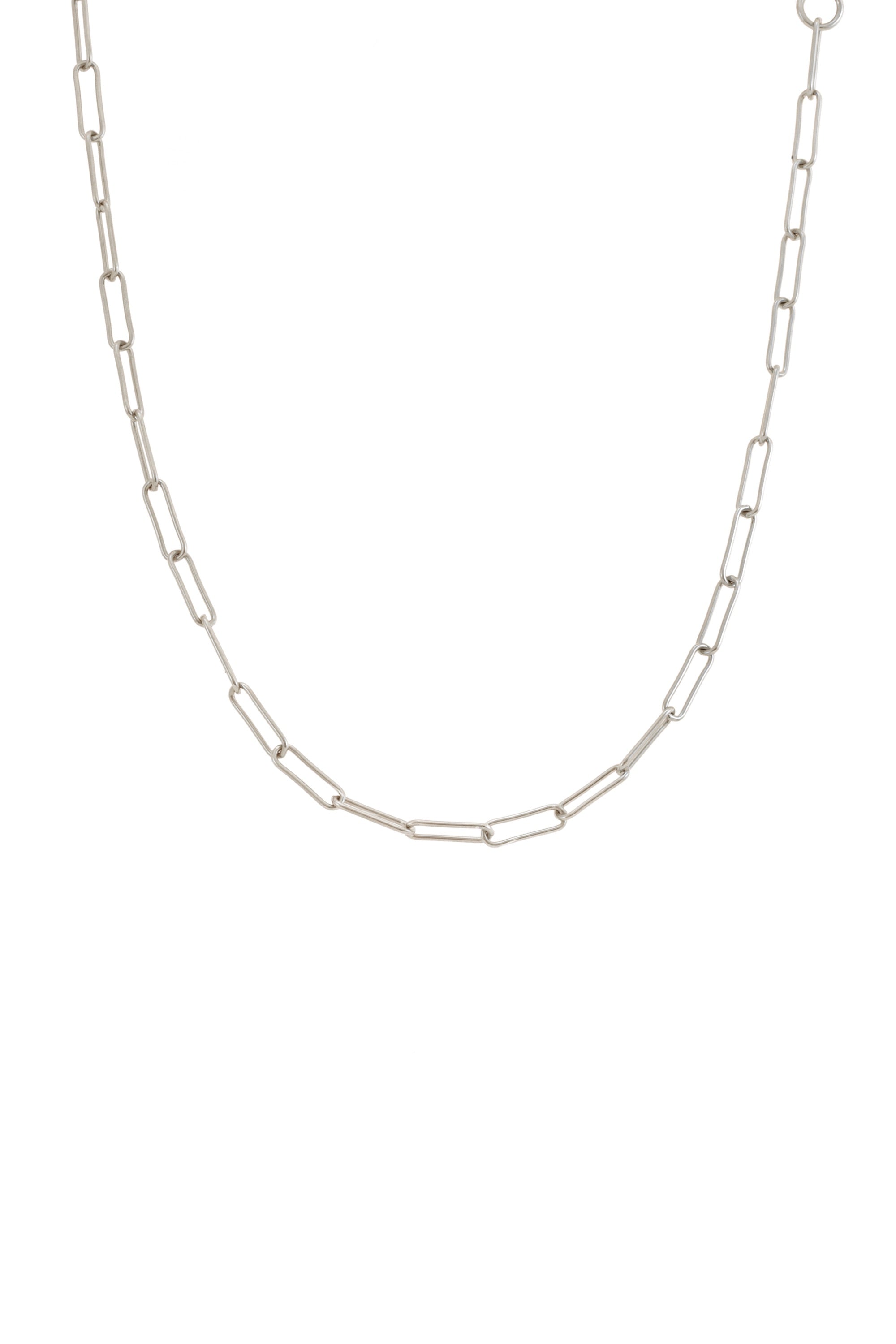 Paperclip chain necklace . Trending paperclip style .  Great for layering necklace !  necklace 